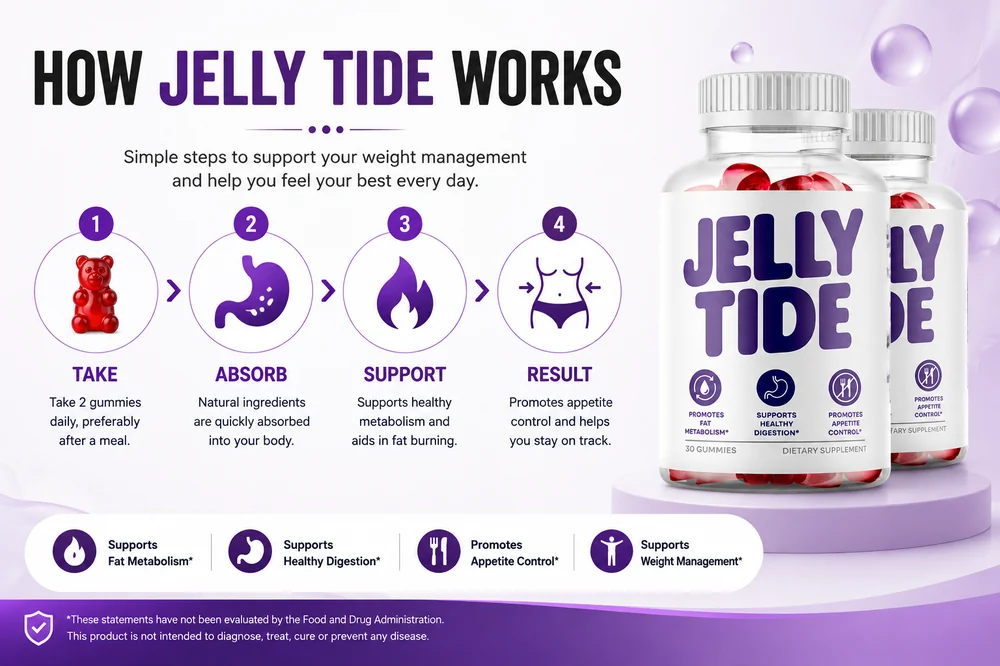 JellyTide ACV and BHB weight management formula